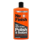 Nu Finish Car Polish and Sealant, Once A Year Car Polish, 16 Oz