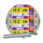 Southwire 68580055 250 ft 12/2 solid CU MC Lite Cable