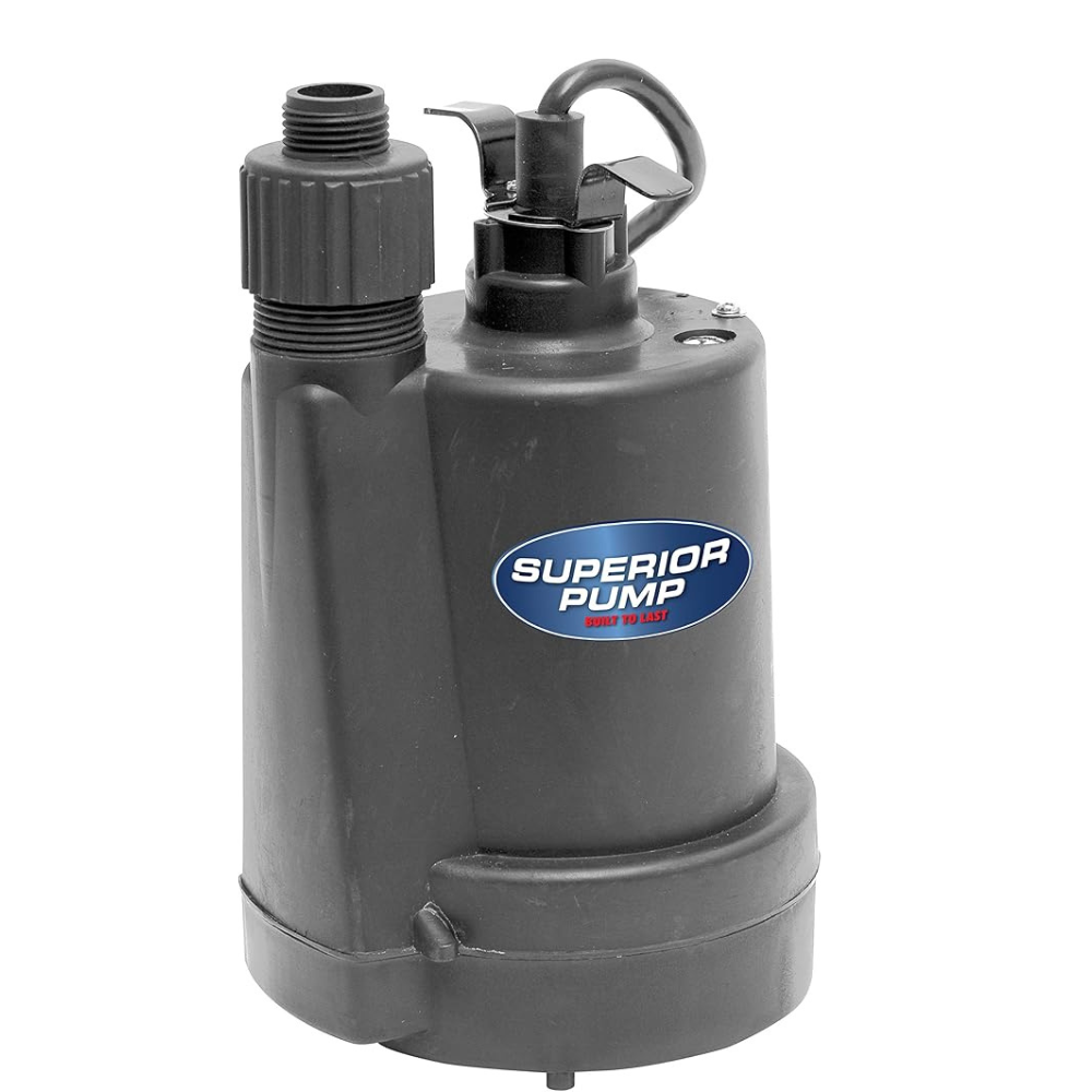 Untitled-design-2025-04-21T180649.575.png Superior Pump 91025 1/5 HP Thermoplastic Submersible Utility Pump - Image 1