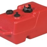 Moeller 620003LP 3 Gallon Portable Marine Fuel Tank with Gauge